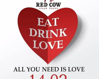 День всех влюбленных в ресторане Red Cow
